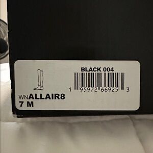 Nine West Black Over the Knee Boots